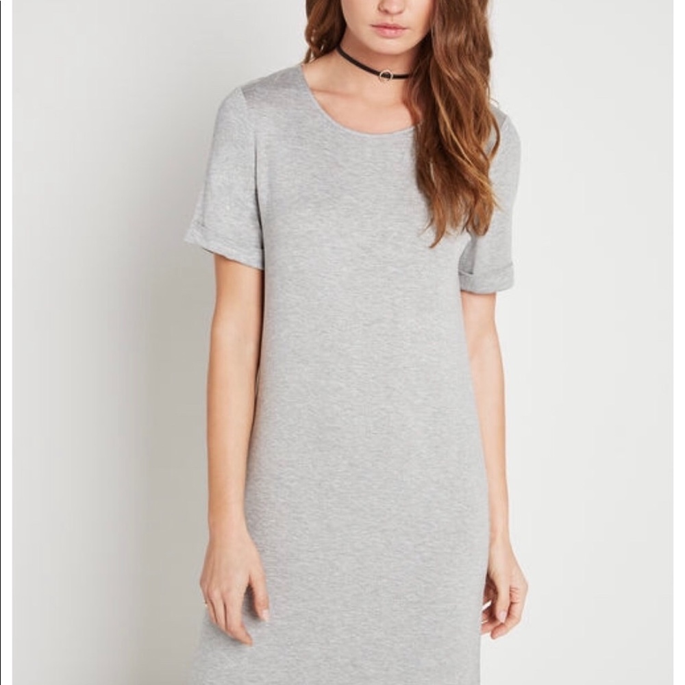 BCBGeneration Cuffed Sleeve Tee Dress